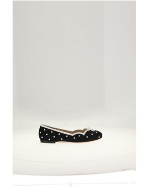 Dior Point D'Esprit Ballerina - White