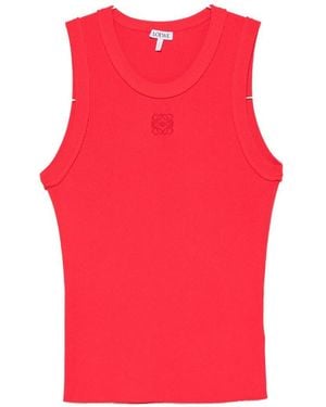 Loewe Anagram Tank Top - Red