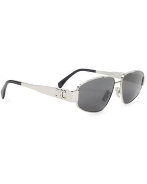 Celine Triomphe Metal 03 Sunglasses - Metallic