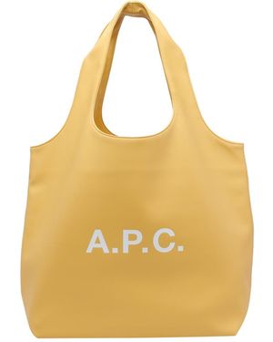 A.P.C. Ninon Tote Bag - Yellow