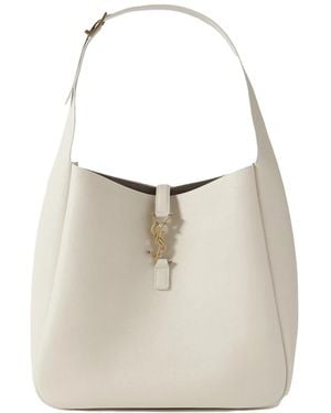 Saint Laurent Le 5 À 7 Large Bag - White