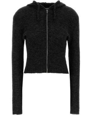 Our Legacy Charcoal Alpaca Blend Sweatshirt - Black