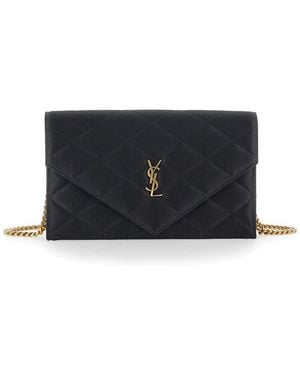 Saint Laurent Ysl Pw C Wallet 7 Grain De Sable Soft Lamb - Multicolor