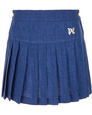 Palm Angels Clothing Skirts - Blue