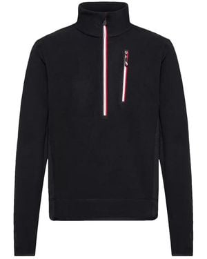 Moncler Half-Zip Turtleneck - Blue