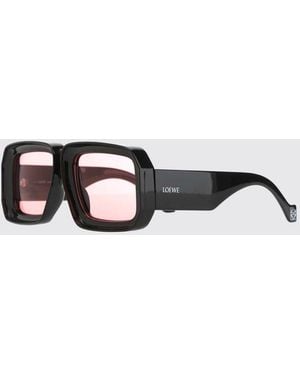 Loewe Rectangular Aviator Sunglasses - Multicolor