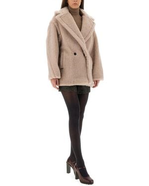 Max Mara Teddy Bear Coat "olga" - Natural
