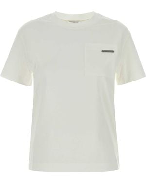 Brunello Cucinelli Cotton T-Shirt - White