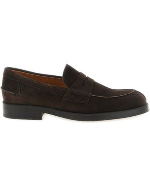 Tod's Suede Loafers - Black