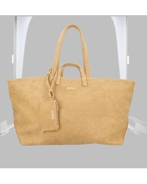 A.P.C. A. P.C. Canvas Tote Bag With Pouch - Multicolor