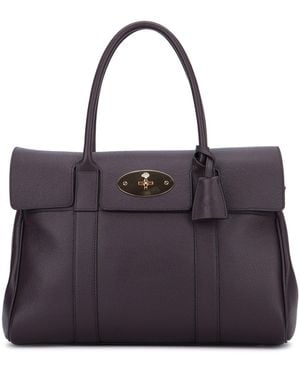 Mulberry Bayswater Small Classic Grain - Purple