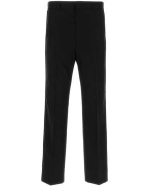 Gucci Logo-Embroidered Pants - Black
