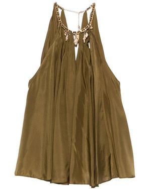 Zimmermann Mahon Silk Top - Green