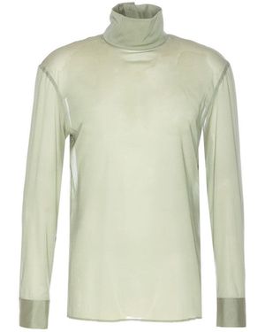 Gucci Silk Chiffon Stretch Shirt - Green