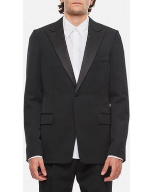 Lanvin Wool Tuxedo Jacket - Black