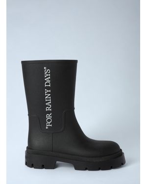 Off-White c/o Virgil Abloh Off Reboot Rainy Days Boots - Black