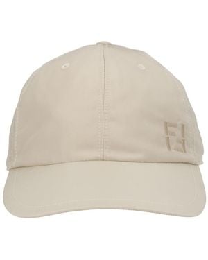 Fendi Cappello Da Baseball Con Logo - Natural