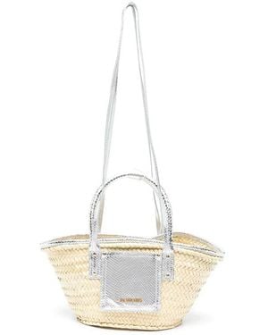 Jacquemus Neutrals Beach Bags - White