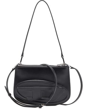 DIESEL 1Dr Twin Shoulder Bag - Black