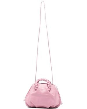 Hereu Bombon Leather Handbag - Pink