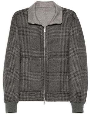 Brunello Cucinelli Cashmere Bomber Jacket - Gray