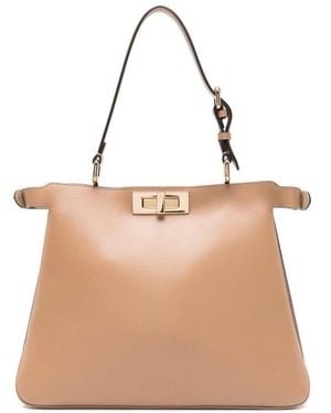 Fendi Tote Bags - Natural