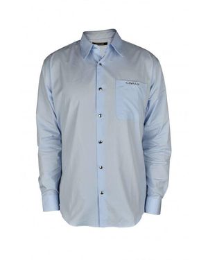 slim fit dress slacks Cavalli Class By Roberto Cavalli Slim Fit Textured White Dress Shirt main image 0