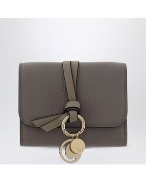 Chloé Small Alphabet Trifold Wallet - Gray