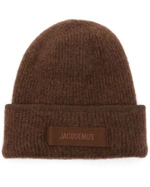 Jacquemus Le Bonnet Gros Grain - Brown