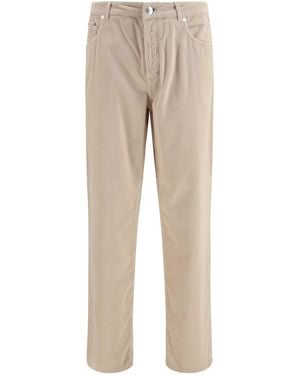 Brunello Cucinelli Corduroy Pants - Natural