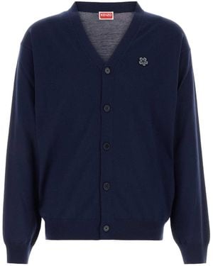 KENZO Rws Boke Flower Cardigan - Blue