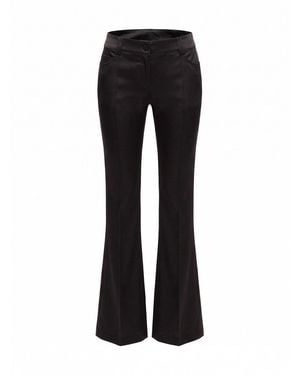 Gucci Acetate Duchesse Flared Pants - Black
