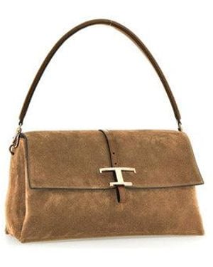 Tod's Flap T Timeless Small Bag - Brown