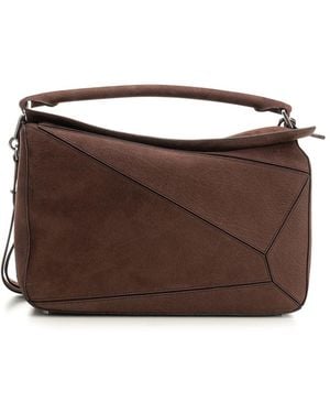 Loewe Large "Puzzle" Bag - Brown
