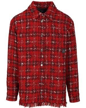 Amiri Tweed Jackets - Red