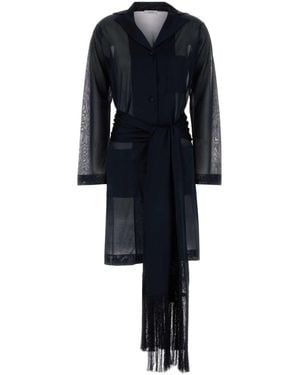 Ferragamo Salvatore Midnight Knit Cardigan - Blue