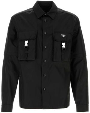 Prada Re-Nylon Shirt - Black