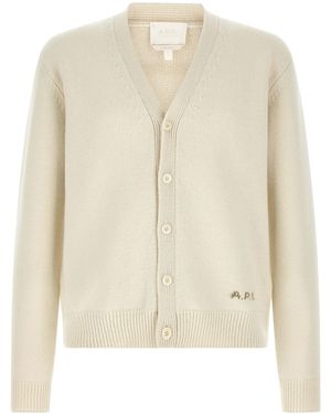 A.P.C. 'Kevin' Cardigan - Natural