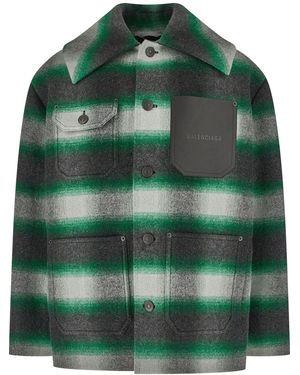 Balenciaga Clothing Jackets - Green