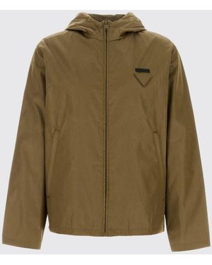 Prada Hooded Down Jacket - Green