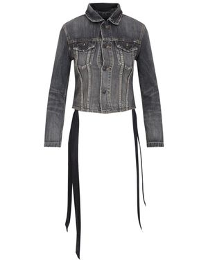 Balenciaga Lace Up Jacket - Black