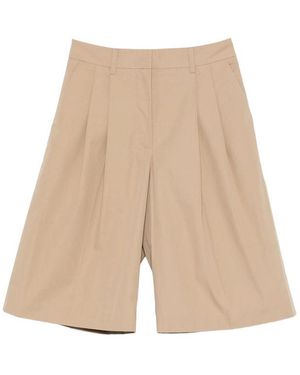 Yves Salomon Shorts Neutral - Natural