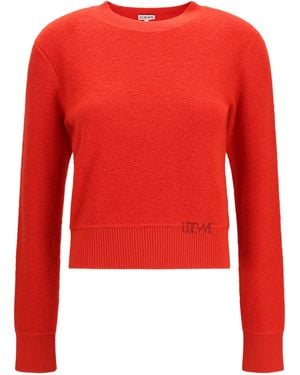 Loewe Wool Sweater - Red