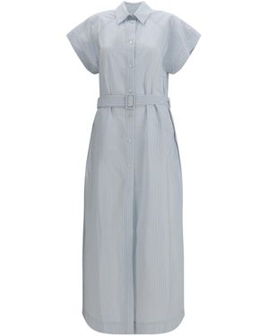 Jacob Cohen Long Poplin Chemisier Dress - Gray
