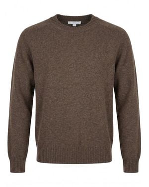 Malo Cashmere Round Neck - Brown