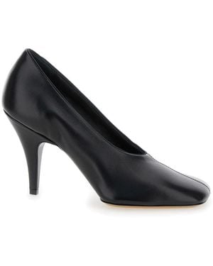 Phoebe Philo 'Soft 90' Décolleté With Square Toe And High Heel - Black
