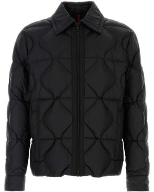 Moncler Nylon Ashmere Down Jacket - Black