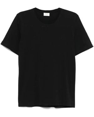 【関税＆送料込み】Saint Laurent Tonal Logo Embroidery Cott Saint Laurent Paris Men Tonal Logo Embroidery Cotton T-shirt