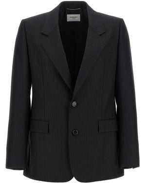 Saint Laurent Wool Blazer Clothing - Black