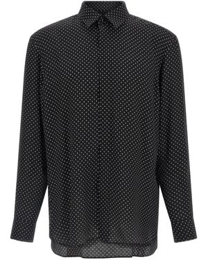 Tom Ford Micro-Print Shirt - Gray